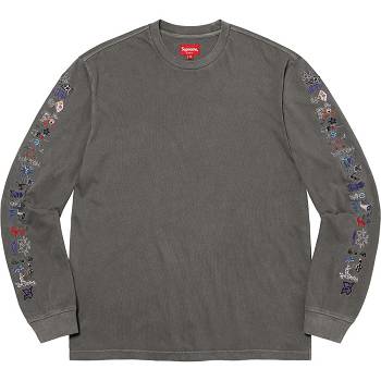 Suéteres Supreme AOI Icons L/S Top Negras | Supreme 317LH